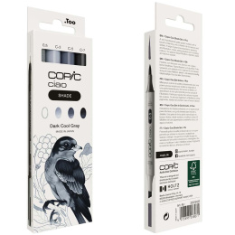 Ciao Shade Set Dark Cool Gray 4er-Pack in der Gruppe Stifte / Künstlerstifte / Marker bei Pen Store (135146)