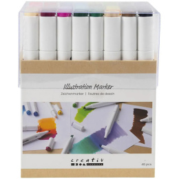 Markers 48-set in der Gruppe Stifte / Künstlerstifte / Marker bei Pen Store (135226)