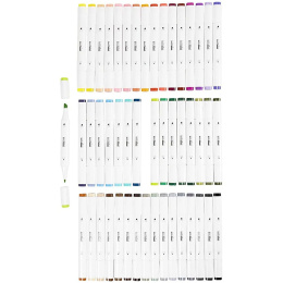 Markers 48-set in der Gruppe Stifte / Künstlerstifte / Marker bei Pen Store (135226)