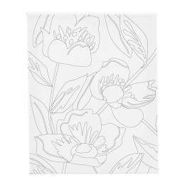 Leinwand mit Druck 24x30cm 360g Mohnblume in der Gruppe Künstlerbedarf / Atelier / Leinwände / Malerleinwand Acrylfarbe bei Pen Store (135413)