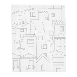 Leinwand mit Druck 24x30cm 360g Mittelmeerstadt in der Gruppe Künstlerbedarf / Atelier / Leinwände / Malerleinwand Acrylfarbe bei Pen Store (135417)
