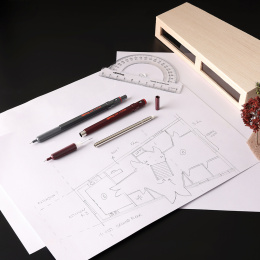 600 Druckbleistift 0,5 Dark Stone in der Gruppe Stifte / Schreiben / Druckbleistift bei Pen Store (135424)