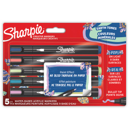 Creative Marker Bullet Tip 5er-Pack in der Gruppe Stifte / Künstlerstifte / Acrylmarker bei Pen Store (135430)
