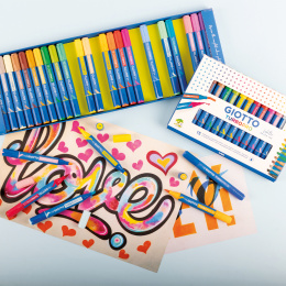 Turbo Pro Dual Tip Marker Pen 15er-Set in der Gruppe Stifte / Künstlerstifte / Aquarellmarkers bei Pen Store (135467)