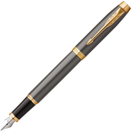 IM Grey/Gold Fullfederhalter in der Gruppe Stifte / Fine Writing / Füllfederhalter bei Pen Store (135471_r)
