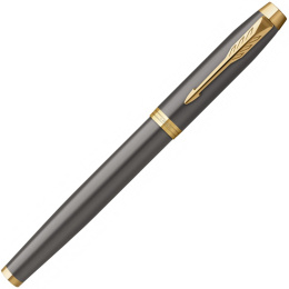 IM Grey/Gold Rollerball in der Gruppe Stifte / Fine Writing / Tintenroller bei Pen Store (135473)