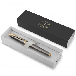 IM Grey/Gold Rollerball in der Gruppe Stifte / Fine Writing / Tintenroller bei Pen Store (135473)
