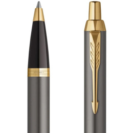 IM Grey/Gold Kugelschreiber  in der Gruppe Stifte / Fine Writing / Kugelschreiber bei Pen Store (135474)