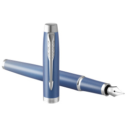 IM Rituals Blue/Chrome Fullfederhalter in der Gruppe Stifte / Fine Writing / Füllfederhalter bei Pen Store (135479_r)