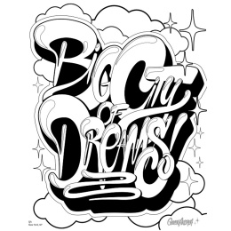 American Graffiti Coloring Book in der Gruppe Basteln & Hobby / Bücher / Malbücher für Erwachsene bei Pen Store (135491)