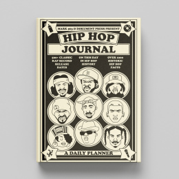 Hip Hop Journal: A Daily Planner in der Gruppe Papier & Blöcke / Kalender und Terminkalender / 12 Monate Tageskalender bei Pen Store (135493)