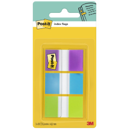 Post-it Index Tabs 25,4x43,2 mm 3 Farben in der Gruppe Papier & Blöcke / Schreiben und Notizen / Post-it und Notizblöcke bei Pen Store (135556)