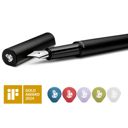 INEO Elements Füllfederhalter Black Rock in der Gruppe Stifte / Fine Writing / Füllfederhalter bei Pen Store (135577)