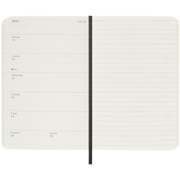 Kalender 18M WeekNote Soft Cover Pocket Black in der Gruppe Papier & Blöcke / Kalender und Terminkalender / 18 Monate Tageskalender bei Pen Store (135587)