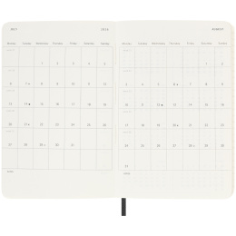 Kalender 18M WeekNote Soft Cover Pocket Black in der Gruppe Papier & Blöcke / Kalender und Terminkalender / 18 Monate Tageskalender bei Pen Store (135587)