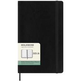 Kalender 18M WeekNote Soft Cover Large Black in der Gruppe Papier & Blöcke / Kalender und Terminkalender / 18 Monate Tageskalender bei Pen Store (135588)
