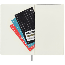 Kalender 18M WeekNote Soft Cover Large Black in der Gruppe Papier & Blöcke / Kalender und Terminkalender / 18 Monate Tageskalender bei Pen Store (135588)