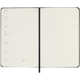 Kalender 18M WeekNote Hard Cover Pocket Black in der Gruppe Papier & Blöcke / Kalender und Terminkalender / 18 Monate Tageskalender bei Pen Store (135590)