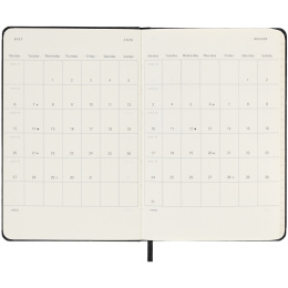 Kalender 18M WeekNote Hard Cover Pocket Black in der Gruppe Papier & Blöcke / Kalender und Terminkalender / 18 Monate Tageskalender bei Pen Store (135590)