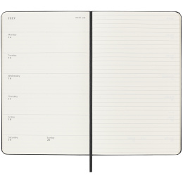 Kalender 18M WeekNote Hard Cover Large Black in der Gruppe Papier & Blöcke / Kalender und Terminkalender / 18 Monate Tageskalender bei Pen Store (135591)