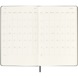 Kalender 18M WeekNote Hard Cover Large Black in der Gruppe Papier & Blöcke / Kalender und Terminkalender / 18 Monate Tageskalender bei Pen Store (135591)