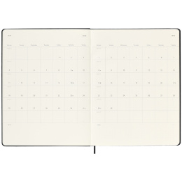 Kalender 18M WeekNote Hard Cover XL Black in der Gruppe Papier & Blöcke / Kalender und Terminkalender / 18 Monate Tageskalender bei Pen Store (135592)