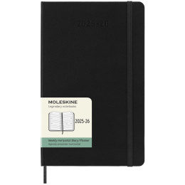 Kalender 18M Weekly Hard Cover Horisontell Large Black in der Gruppe Papier & Blöcke / Kalender und Terminkalender / 18 Monate Tageskalender bei Pen Store (135594)