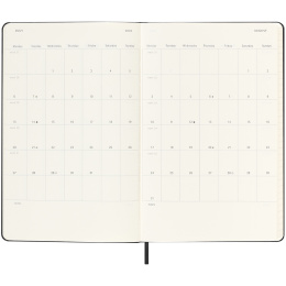 Kalender 18M Weekly Hard Cover Horisontell Large Black in der Gruppe Papier & Blöcke / Kalender und Terminkalender / 18 Monate Tageskalender bei Pen Store (135594)