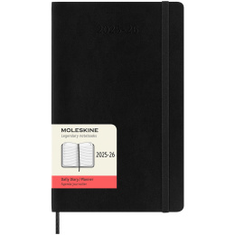 Kalender 18M Daily Soft Cover Large Black in der Gruppe Papier & Blöcke / Kalender und Terminkalender / 18 Monate Tageskalender bei Pen Store (135595)