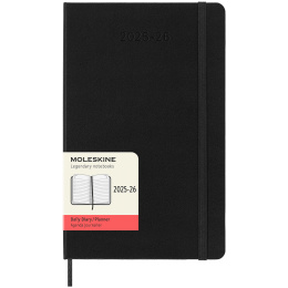 Kalender 18M Daily Hard Cover Large Black in der Gruppe Papier & Blöcke / Kalender und Terminkalender / 18 Monate Tageskalender bei Pen Store (135596)