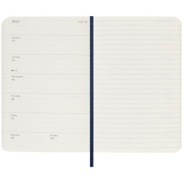 Kalender 18M WeekNote Soft Cover Pocket Sapphire Blue in der Gruppe Kundsegment / Kundsegment Office & Planning bei Pen Store (135598)