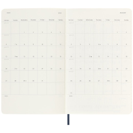 Kalender 18M WeekNote Soft Cover Large Sapphire Blue in der Gruppe Papier & Blöcke / Kalender und Terminkalender / 18 Monate Tageskalender bei Pen Store (135599)