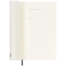 Kalender 18M WeekNote Soft Cover Large Sapphire Blue in der Gruppe Papier & Blöcke / Kalender und Terminkalender / 18 Monate Tageskalender bei Pen Store (135599)