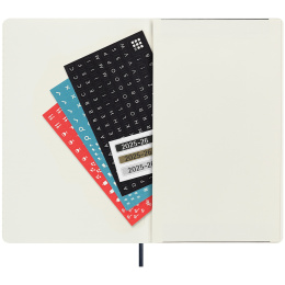 Kalender 18M WeekNote Soft Cover Large Sapphire Blue in der Gruppe Papier & Blöcke / Kalender und Terminkalender / 18 Monate Tageskalender bei Pen Store (135599)