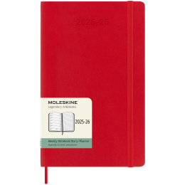 Kalender 18M WeekNote Soft Cover Large Red in der Gruppe Papier & Blöcke / Kalender und Terminkalender / 18 Monate Tageskalender bei Pen Store (135600)
