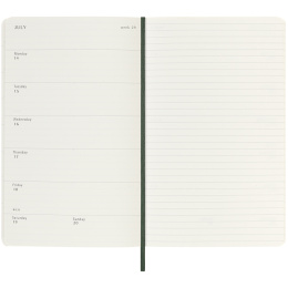 Kalender 18M WeekNote Soft Cover Large Myrtle Green in der Gruppe Papier & Blöcke / Kalender und Terminkalender / 18 Monate Tageskalender bei Pen Store (135603)