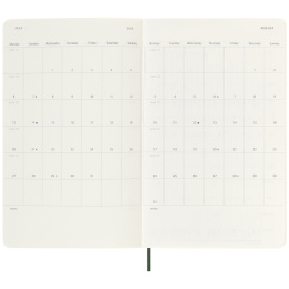 Kalender 18M WeekNote Soft Cover Large Myrtle Green in der Gruppe Papier & Blöcke / Kalender und Terminkalender / 18 Monate Tageskalender bei Pen Store (135603)
