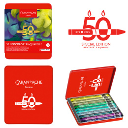 Neocolor II Aquarelle 50 Years Lush 10er-Set in der Gruppe Künstlerbedarf / Künstlerfarben / Pastell / Wachspastelle bei Pen Store (135628)