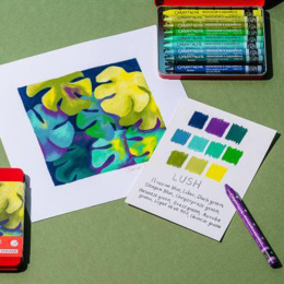 Neocolor II Aquarelle 50 Years Lush 10er-Set in der Gruppe Künstlerbedarf / Künstlerfarben / Pastell / Wachspastelle bei Pen Store (135628)