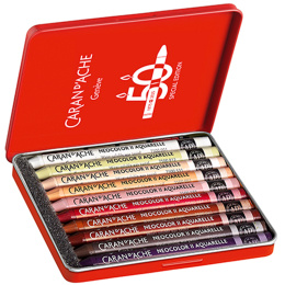 Neocolor II Aquarelle 50 Years Portrait 10er-Set in der Gruppe Künstlerbedarf / Künstlerfarben / Pastell / Wachspastelle bei Pen Store (135629)