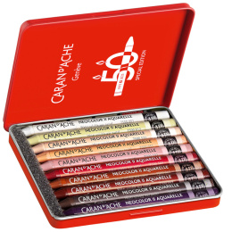 Neocolor II Aquarelle 50 Years Portrait 10er-Set in der Gruppe Künstlerbedarf / Künstlerfarben / Pastell / Wachspastelle bei Pen Store (135629)