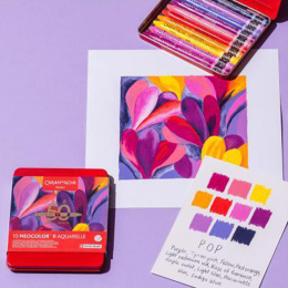 Neocolor II Aquarelle 50 Years Pop 10er-Set in der Gruppe Künstlerbedarf / Künstlerfarben / Pastell / Wachspastelle bei Pen Store (135630)