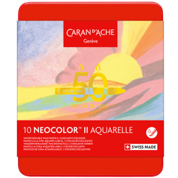Neocolor II Aquarelle 50 Years Pastel 10er-Set in der Gruppe Künstlerbedarf / Künstlerfarben / Pastell / Wachspastelle bei Pen Store (135631)