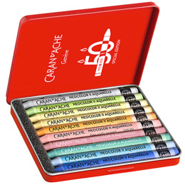 Neocolor II Aquarelle 50 Years Pastel 10er-Set in der Gruppe Künstlerbedarf / Künstlerfarben / Pastell / Wachspastelle bei Pen Store (135631)