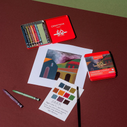 Neocolor II Aquarelle 50 Years Dark 10er-Set in der Gruppe Künstlerbedarf / Künstlerfarben / Pastell / Wachspastelle bei Pen Store (135632)