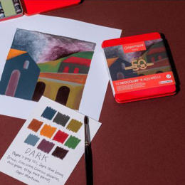Neocolor II Aquarelle 50 Years Dark 10er-Set in der Gruppe Künstlerbedarf / Künstlerfarben / Pastell / Wachspastelle bei Pen Store (135632)