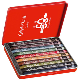Neocolor II Aquarelle 50 Years Dark 10er-Set in der Gruppe Künstlerbedarf / Künstlerfarben / Pastell / Wachspastelle bei Pen Store (135632)