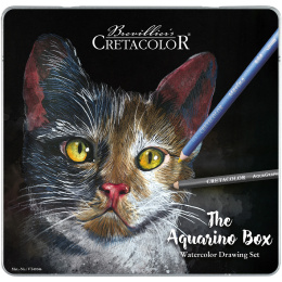 The Aquarino Box Aquarellset 24-teilig in der Gruppe Stifte / Künstlerstifte / Aquarellstifte bei Pen Store (135647)