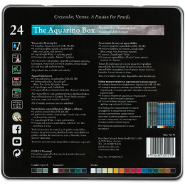 The Aquarino Box Aquarellset 24-teilig in der Gruppe Stifte / Künstlerstifte / Aquarellstifte bei Pen Store (135647)