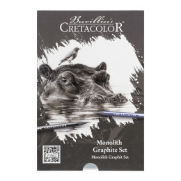 Monolith Graphit-Set 11-teilig in der Gruppe Künstlerbedarf / Buntstifte und Bleistifte / Grafit- und Bleistifte bei Pen Store (135648)
